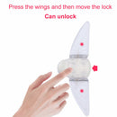 Adhesive Children Baby Safety Lock for Sliding Window Push-pull Door Closet Del