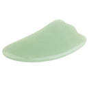 Green Jade Gua Sha Scraping Massage Tool - Hand Made Jade Guasha Board for Home,