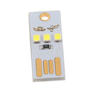 Card Lamp Bulb 3LED Keychain Mini LED Night Light Portable USB Power