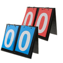 2-Digital Portable Table Top Scoreboard Flipper for Basketball Football Blue