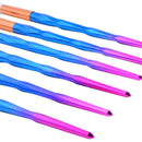 20pcs Makeup Brush Set Eyeshadow Foundation Lip Brush (Gradient Pink Blue) A