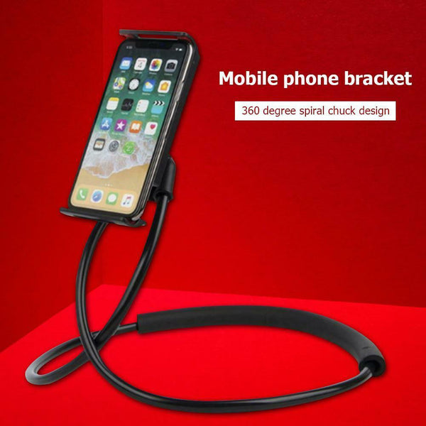 Flexible Mobile Phone Holder Lazy Neck Hanging Tablet Stand Desk Bracket #gib
