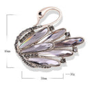 1pc Rhinestone Crystal Swan Pins and Brooches for Women Swan Animal BroochB Hn