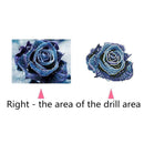 Blue Rose Diamond Painting Embroidery 5D DIY Cross Stitch Home Decor Gift