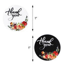 Floral Thank You Stickers, 1 Inch Circle Adhesive Label Stickers for Baby S R1P3