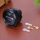 Mini 12v 24v 36v Hour Meter for Marine Boat Engine  2" Round Waterproof Gauge