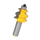 1/2'' Shank Cove Shaker Woodworking Carpenter Cutter Router Bit Tools