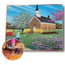Full Round Drill 5D DIY Diamond Painting House Wall Picture Mosaic (B112)