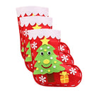 6 Set Snowmen Tree Stocking Felt Applique Kit Christmas Eve to Fill Presents