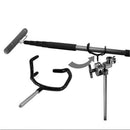 Black Aluminum Alloy Microphone Boompole Holder, Fit for C-Stands and Mic