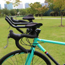 Lightweight Bike Aero Handlebars Road Racing Cycling Alloy TT Arm Rest Bars