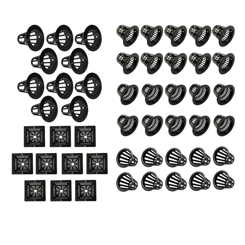 10pcs Plastic Pond Plant Basket Aquarium Aquatic Water Plant Grass Cultivate A