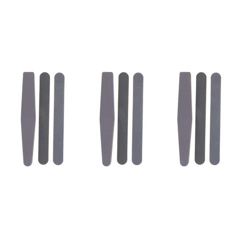 9x Crafts Polishing Burnishing Stick Bar Polish Buffer Emery Board Tool Kit
