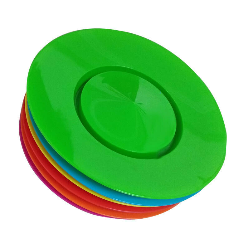 6 Sets Plastic Spinning Plate Juggling Props Performance Tools Kids Childre P8S1