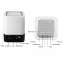 Touch-Control Bedside Lamp with Wireless Bluetooth Speaker, Table Alarm Clo