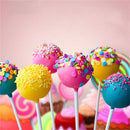 100pcs  Food Sucker Sticks Chocolate Cake Lollipop Sweet Candy Mold 15cmã€HME