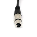 2Pcs XLR Female to Double Male 3Pin MIC Shielded Cable Microphone Audio Lead