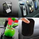 4 PCs Black Magic Sticky Pad Anti Slip Mat Car Dashboard for Cell Phone U4M1