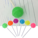 6Pcs Creative Sweet Candy Lolipop Eraser Cleaner For Gift Kids School Supplies