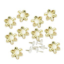 10Pcs Flower Rivet Stud Screw for Wallet Coat Jeans Bags Accessories