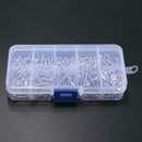 340pcs M3 A2 Stainless Steel Hex Screw Nuts Bolt Cap Socket Assortment Kit gr yo