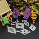 5x DIY Metal Cutting Die Stencil Scrapbooking Embossing Die Cut Paper Craft