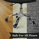 Replacement Wheels, Office Chair Caster Wheels for Your Desk Chair, Quiet R