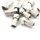 10X RG6 F Plug Connector Satellite Virgin SKY TV Screw Twist Coax Cable Aerial3C