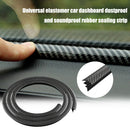 160cm Car Sealing Strip Leakproof Auto Carbon Fiber Dashboard Edges Elastic
