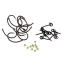 30pcs Carp Rig Ring Stops Rubber Hook Stops Beads Bait Holder and Bait Screw