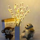 LED Willow Tree Branch Lamp Christmas Floral Light 20 LEDs Home Party GardenS9S2