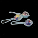 50pcs Mini Blue Rattle BABY SHOWER Party Favors CAKE TOPPERS DECORATIONS