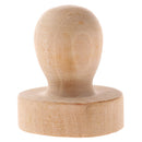 Handmade Polish Rubber-stamp Handle Wood Craft DIY Stamp Accessories 3.8CM