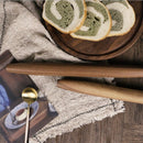 Natural Black Walnut Rolling Pin Fine Sanding Without Added Chemical Coatin