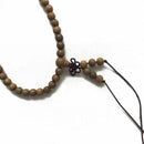 Fragrant Green Sandalwood 108x6mm Buddhist Prayer Bead Mala Necklace/Bracelet AU