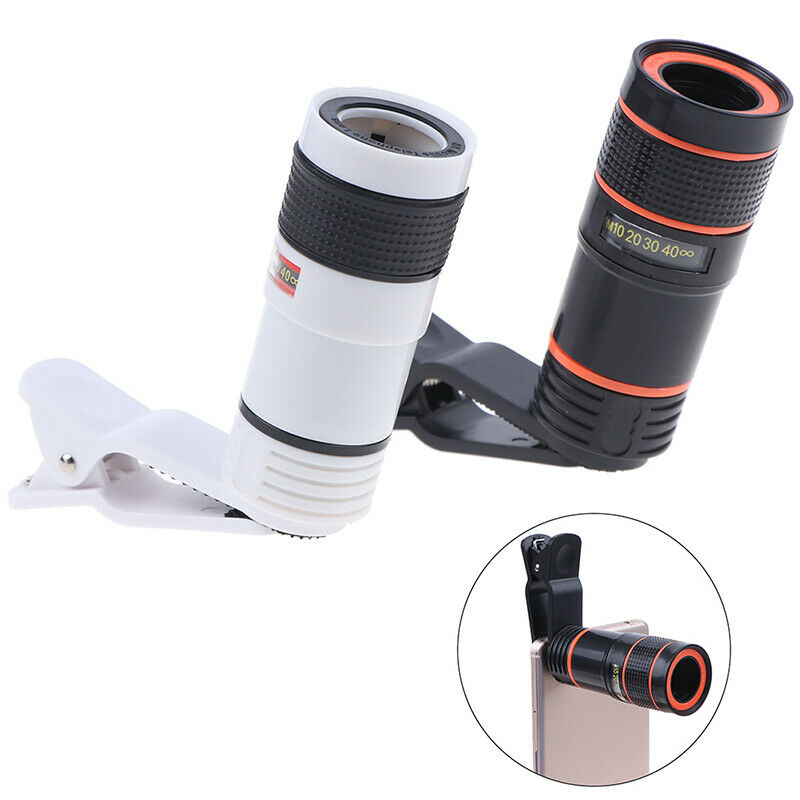 8x Optical Zoom Lens Telescope Telephoto Clip on for Mobile Cell Phone Camera OZ