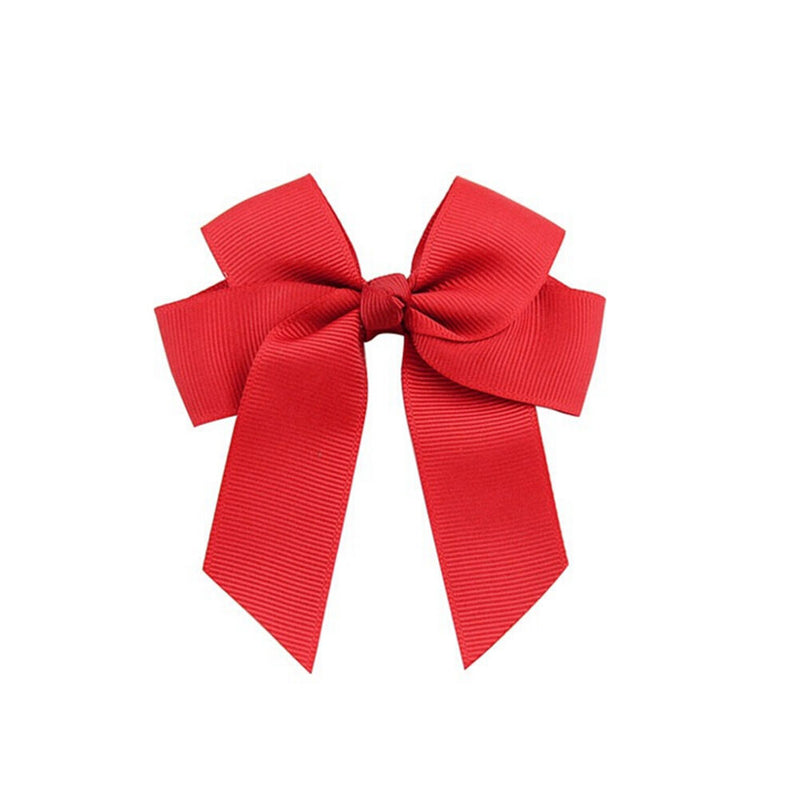 20X Grosgrain Ribbons Cheer Bow With Alligator Hair Clip Baby Girls Boutique BX