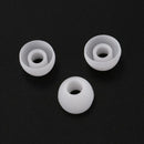 50 Pcs White Earbud Headphone In Ear Buds Tip Cover Replacement