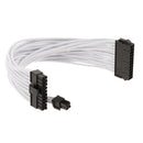 24-Pin PSU Power Supply Splitter Cable, 30cm 24-Pin Male to Female ATX M/F