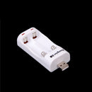 1Pcs USB Battery Charger for AA and AAA Battery 2Ports Battery Charger LJAU