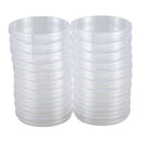 20 Pack Sterile Plastic Petri Dishes, 100mm Dia x 15mm Deep, with Lid M6T3