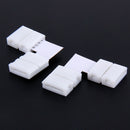 10x Clip-on L Shape 4Pin 5050 LED RGB String Solderless Coupler Connectors