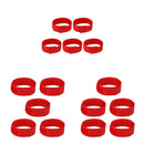 15x Chicken Rooster Collar Prevent From Screaming Disturbing Neighbors Red