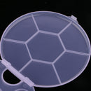 10 Wells Watercolor Box Color Mixing Paint Box Storage Palette Boxes Purple