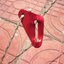 10PCS Red Alloy Tent Cord Rope Fastener Wind Rope Buckle Triangle Tensioners fds