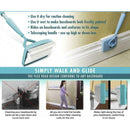 Baseboard Cleaner Mop Extendable Microfiber Cleaning Household Pad Dust A2F0