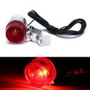 Retro Bicycle Bike Rear LED Indicator Red Light Cable Holder Taillight Lamp OZ