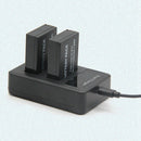 For Fz100 Usb Battery Charger Dual Ports Lcd Display Quick Charging Camera