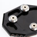 Black Side Stand Enlarge Kickstand Extension Pad For YAMAHA MT-07 14-15