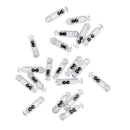40Pcs Plastic Fishing Rattles Lure Tube Attract   Tackle with Metal Ball